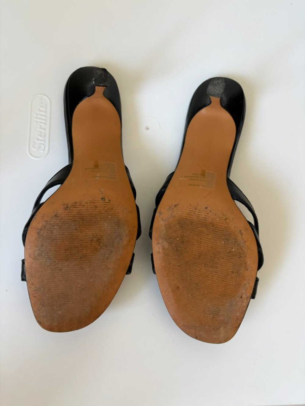 Steve Madden Black Cary Sandal - Picture 6 of 6